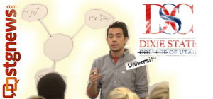 Dixie State College of Utah Student Body President Brody Mikesell