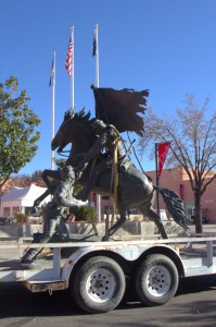 Confederate themed statue removed from Dixie State College