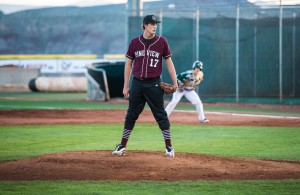 PV freshman pitcher Dakota Donovan in this file photo, St. George, Utah, Mar. 19, 2013 | Photo by Dave Amodt, St. George News