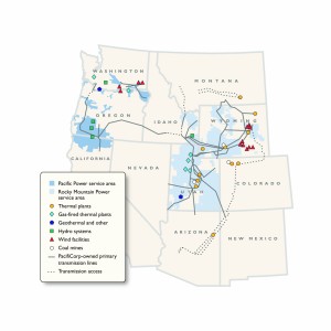 Rocky Mountain Power service area map 