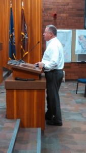 The St. George City Council honored retiring Water Services Director Barry Barnum during a city council meeting, St. George, Utah, March 21, 2013 | Photo by Mori Kessler, St. George News