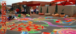 Kayenta Street Painting Festival, Ivins, Utah, April 13, 2013 | Photo by Alexa Verdugo Morgan, St. George News