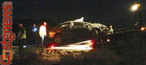 Fatal rollover on SR-18, St. George, Utah, April 25, 2013 | Photo courtesy of Stacia Mikhayle