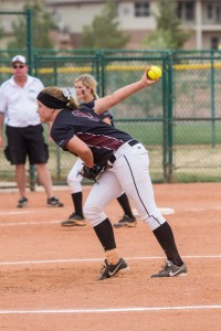 PV's Kiki Anderson, Friday afternoon at the 3A State Softball Tournament, Pine View vs. Canyon View, St. George, Utah, May 17, 2013 | Photo by Chris Caldwell, St. George News