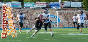 Semipro football, Rocky Mountain Mudducks at Dixie Rebels, St. George, Utah, May 11, 2013 | Photo by Dave Amodt, St. George News