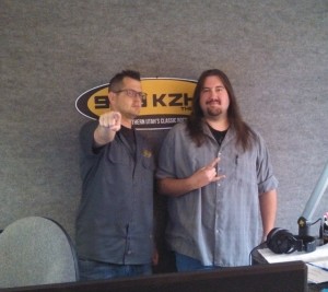 Jon Smith (left) and Murphy (right) of Mornings with Jon Smith and Murphy on KZHK 95.9 FM, St. George, Utah, May 18, 2013| Photo by Mori Kessler, St. George News