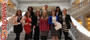 FEATURE - Cedar City Youth Council at the Utah State Capitol, Salt Lake City, Utah, 2012 | Photo courtesy of Shannon Avance