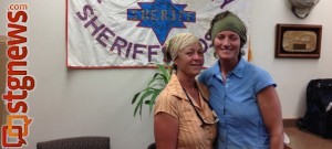 (L-R), Suzy Wheeler-Mang amd Christian Delahunty, found alive and well after missing for over a day, Kane County, Utah, Aug. 26, 2013 | Photo courtesy of the Kane County Sheriff's Office