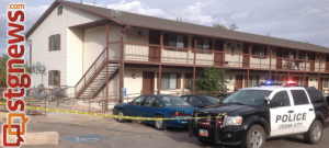 Apartment complex at 468 South and 75 West, where an attempted murder and other offenses are alleged to have occurred. Cedar City, Utah, Oct. 9, 2013 | Photo courtesy of Cedar City Police Department, St. George News