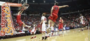 DSU got a shocking win at UNLV Friday night, DSU at UNLV, Las Vegas, Nevada, Nov. 1, 2013 | Photo courtesy DSU Athletics