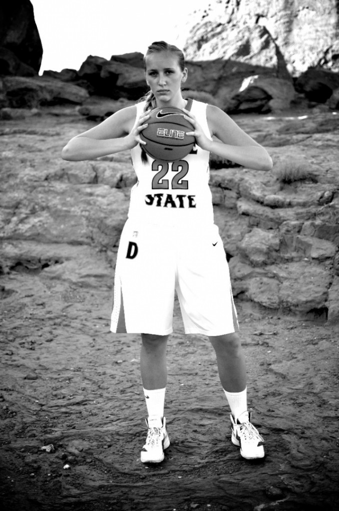 Dixie State student-athlete Taylor Mann, St. George, Utah, undated | Photo courtesy of Julie Buchanan