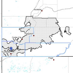 Map of areas affected | Graphic courtesy of the National Weather Service