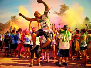 Crowd at Color Me Rad race | Photo courtesy of Color Me Rad