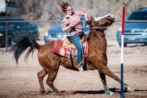 Jonna Kirk competes at the Beaver Dam Rodeo, Beaver Dam, Ariz., Jan. 25, 2014 | Photo by Dave Amodt, St. George News