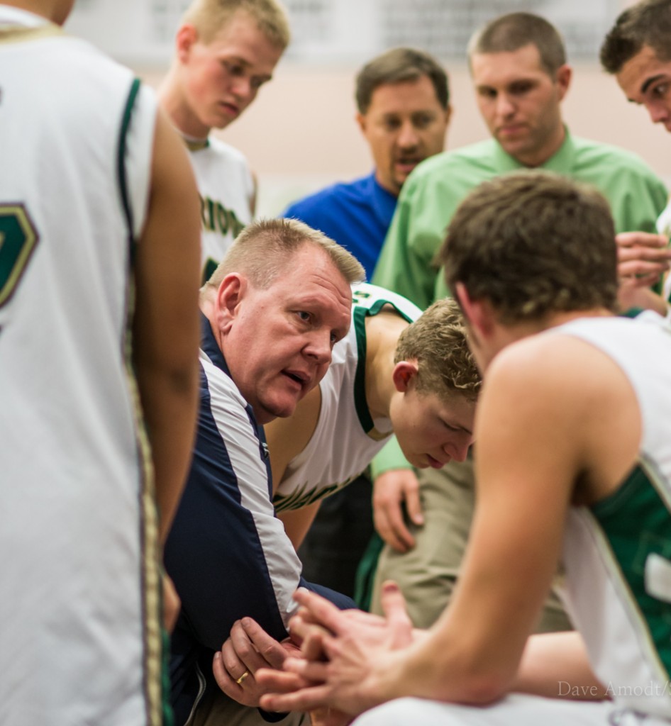 SC coach James Brown, Canyon View at Snow Canyon, St. George, Utah, Jan. 31, 2014 | Photo by Dave Amodt, St. George News