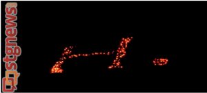 Hurricane "H" was lit on the hillside in honor of Brian Scott, who passed on Jan. 14, 2014, Hurricane, Utah, Jan 17, 2014 | Photo courtesy of Tracy Rossi, St. George News