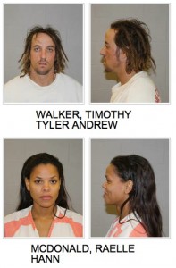 Booking photos courtesy of the Utah Highway Patrol