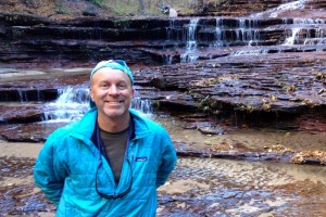 Dave Nally, author of "Deaths and Rescues in Zion," pictured in the Subway section of Zion National Park, UT, 2013 | Photo by Brooke Nally, St. George News