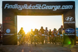 Racers begin the course of the True Grit Epic Race, St. George, Utah, March 15, 2014 | Photo by Dave Amodt, St. George News