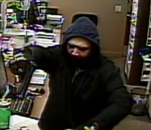 Image of suspect involved in armed robbery in Hurricane, Utah, March 31, 2014 | Photo courtesy of the Hurricane City Police Department, St. George News