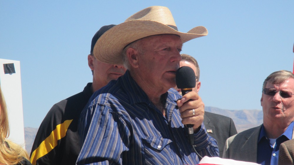 Cliven Bundy during a press conference, Bunkerville, Nev., April 14, 2014 | Photo by Mori Kessler, St. George News