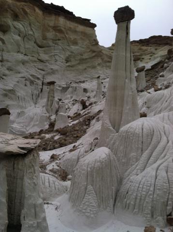 A group of the Wahweap Hoodoos, Grand Staircase-Escalante National Monument, Utah, March 10, 2014 | Photo by Kelsey Buchanan, St. George News 