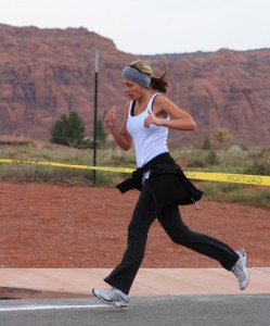 Kami Ellsworth goes out for a run, St. George, Utah, Date not specified | Photo courtesy of Kami Ellsworth, St. George News