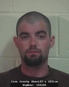 Dustin Fane Twitchell, of Cedar City, booking photo posted Sept. 30, 2014 | Photo courtesy of Iron County Sheriff’s Office, for St. George News