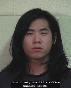 Daniel Peng, of Bellflower, California, booking photo posted Oct. 6, 2014 | Photo courtesy of Iron County Sheriff’s booking, for  St. George News