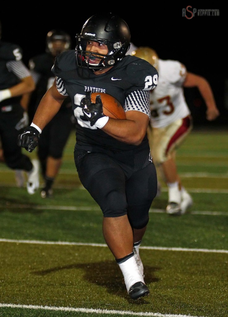 Pano Tiatia, Pine View vs. Cedar, St. George, Utah, Oct. 3, 2014 | Photo by Robert Hoppie, ASPpix.com, St. George News