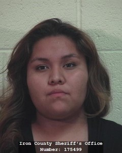 Clarissa Bulletts, of Cedar City, Utah, booking photo posted Oct. 30, 2014 | Photo courtesy of Iron County Sheriff's Office, St. George News