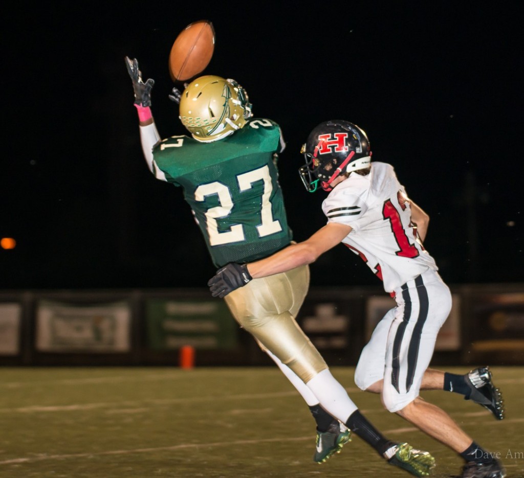 TJ Taimi with the catch, Hurricane at Snow Canyon, St. George, Utah, Oct. 3, 2014 | Photo by Dave Amodt, St. George News