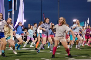 Members of Diamond Talent sing and dance at the opening ceremonies of the Huntsman World Senior Games, St. George, Utah, Oct. 7, 2014 | Photo by Hollie Reina, St. George News