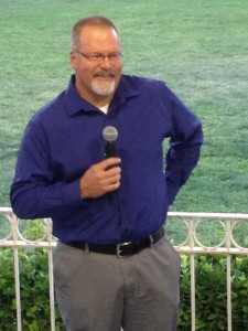 Sen. Steve Urquhart speaks at a celebration of members and supporters of the lesbian, gay, bisexual and transgender community, St. George, Utah, Oct. 6, 2014 |Photo by Holly Coombs, St. George News