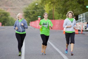 Mayor's Walk participants preparing to cross the finish line, St. George, Utah, October 4, 2014 | Photo by Samantha Tommer, St. George News