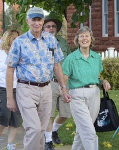 Everyone who participated in Steps for Hope walked around the block at Town Square to raise awareness for Hope Pregnancy Care Center, St. George, Utah, October 9, 2014 | Photo by Rhonda Tommer, St. George News