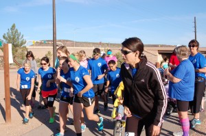 Families gather at confluence park to participate in the "Breast Run Ever" 5k run and walk to support breastfeeding mothers, St. George, Utah, Oct. 11, 2014 | Photo by Hollie Reina, St. George News