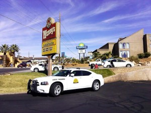 Utah Highway Patrol responds to accident at 1000 East and St. George Boulevard, St. George, Utah, Oct. 26, 2014 | Photo by Aspen Stoddard, St. George News