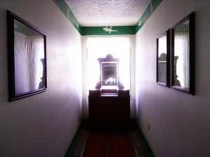 Peering down the hallway at the Overland Hotel & Saloon, 662 Main Street in Pioche, Nevada, Oct. 29, 2014 | Photo by Aspen Stoddard, St. George News