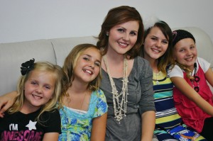 From left, Christee Rodgers, Aubree Rodgers, Kaydee Fridell, Mandee Rodgers and Brittnee Rodgers, St. George, Utah, Oct. 14, 2014 | Photo by Cami Cox Jim