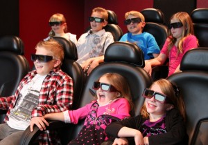 Kids enjoying a 4D movie ride at Laser Mania located 67 E. St. George Blvd. #10, St George, Utah, date not specified | Photo courtesy of Laser Mania, St. George News