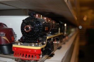 A whimsical winter collection of Department 56 Snow Village and "O" Lionel Train paraphernalia sits on display at the home of Terry Schramm where he will welcome guests during the model train home tour, St. George, Utah, Nov. 6, 2014 | Photo by Hollie Reina, St. George News