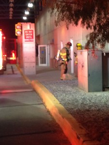 St. George Fire Department responds to a fire at the Port of Entry, St. George, Utah, Nov. 14, 2014 | Photo by Holly Coombs, St. George News