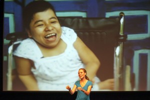 Elizabeth Van Meter performs her one-woman show, "The Purpose Project," location and date not specified | Photo courtesy of Elizabeth Van Meter, St. George News