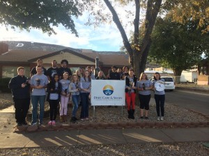 The Washington County Youth Coalition delivered quit kits to people in the homeless community to educate and help them to stop smoking, St. George, Utah, Nov. 20, 2014 | Photo courtesy of Kaysha Price, for St. George News