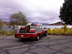 After the search at Quail Lake Reservoir, Utah, Nov. 1, 2014 | Photo by Aspen Stoddard, St. George News