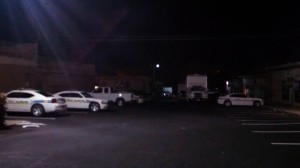 Police media point at Sunburst Shopping Center, 700 E. and Tabernacle in relation to standoff at residential property in the area of 500 E. and St. George Boulevard, St. George, Utah, Dec. 2, 2014 | Photo by Mori Kessler