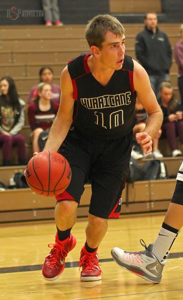 Austen Beatty (10), Hurricane vs Pine View, Boys Basketball, St. George, Utah, Dec. 17, 2014 | Photo by Robert Hoppie, ASPpix.com, St. George News