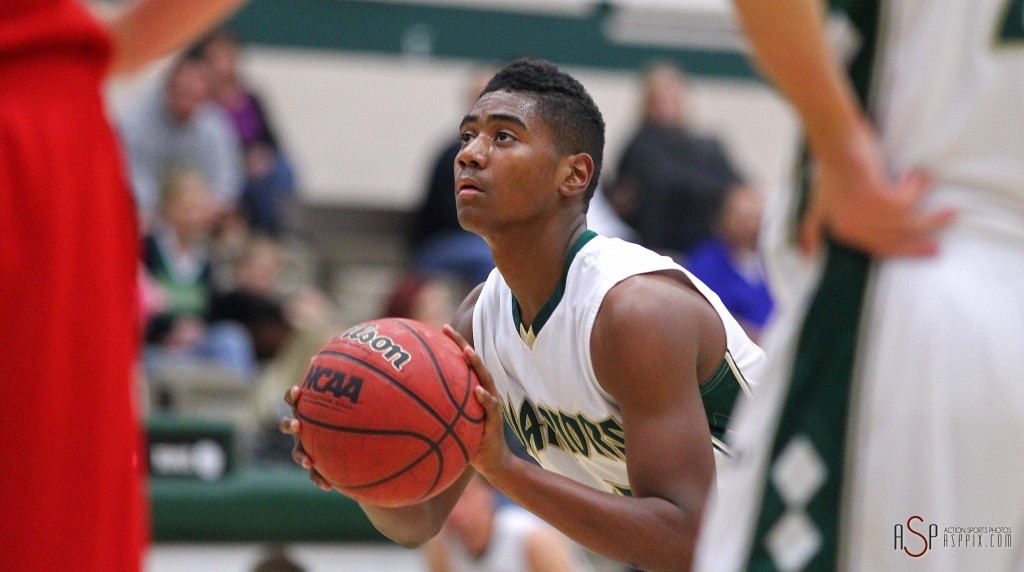 SC's TJ Taimi, file photo from Snow Canyon vs. Manti, Boys Basketball, St. George, Utah, Dec. 20, 2014 | Photo by Robert Hoppie, ASPpix.com, St. George News