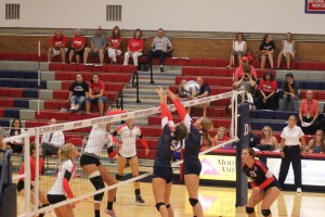 Photo of Hannah Harrah playing for Dixie State University with teammates, St. George, undated | Photo courtesy of Erin Zeltner, St. George News